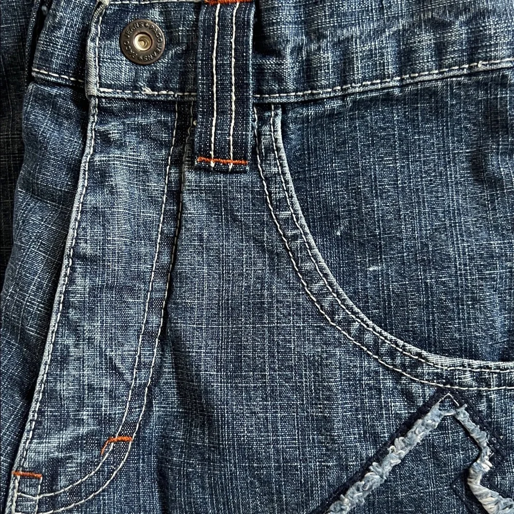 Paco Jean Company Letter Patch Faded jeans Grunge Punk Street 90’s Y2K Kids 6